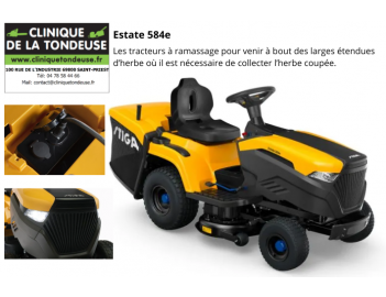 Tondeuse autoportée à batterie ESTATE 584E 2T2205481/ST2