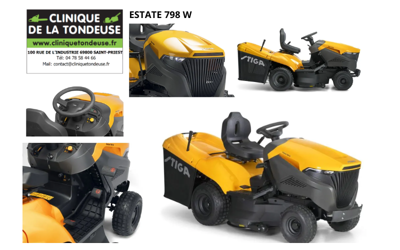 Tondeuse autoportée ESTATE 798 W STIGA 2T0830481/ST1 Tondeuse autoportée ESTATE 798 W STIGA 2T0830481/ST1