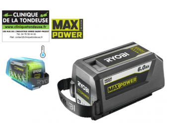 BATTERIE 36V MAX POWER High Energy 6 Ah RYOBI RY36B60B