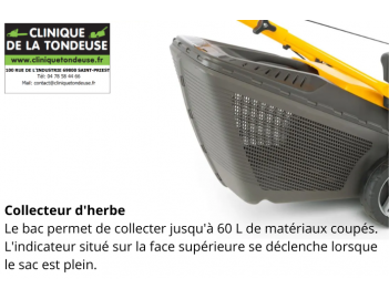 Vente en ligne tondeuse 2L0431048/ST1 thermique COLLECTOR 43 STIGA MACHINES DIVERS