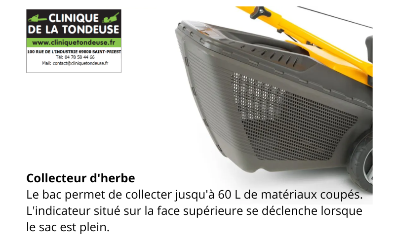 Vente en ligne tondeuse 2L0431048/ST1 thermique COLLECTOR 43 STIGA MACHINES DIVERS