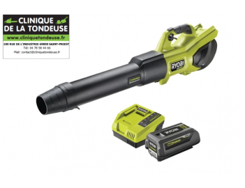 SOUFFLEUR TURBO JET WHISPER 36V - BRUSH RY36BLXB-150 RYOBI BATTERIE + CHARGEUR