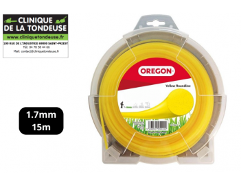 Fil de coupe rond jaude OREGON 1.7mm 15m