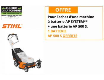 TONDEUSE TRACTEE A BATTERIE...