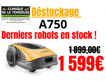 DESTOCKAGE STIGA A750 -  CLINIQUE TONDEUSE