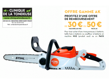 STIHL MSA 70C- CLINIQUE TONDEUSE