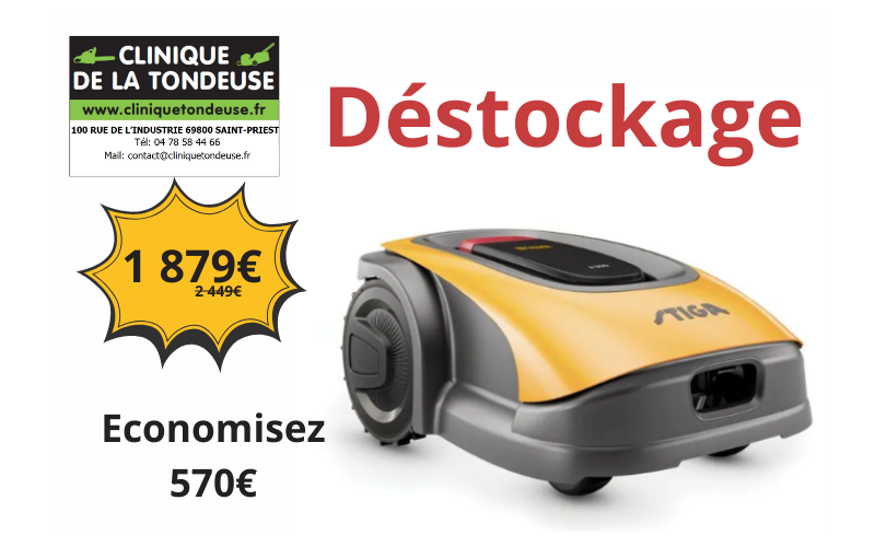 a1000 robot tondeuse STIGA déstockage