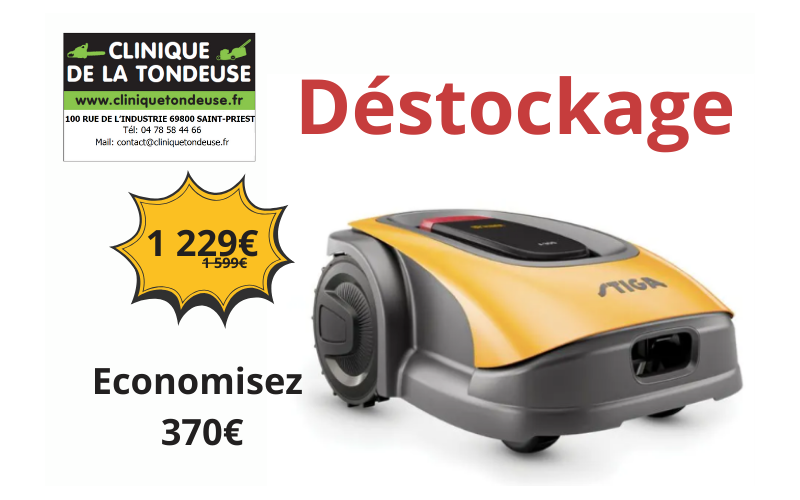 déstockage STIGA A500 robot tondeuse
