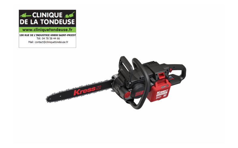 tronçonneuse à batterie kress