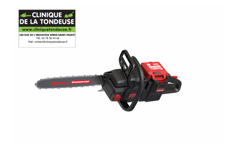 tronconneuse à batterie kress