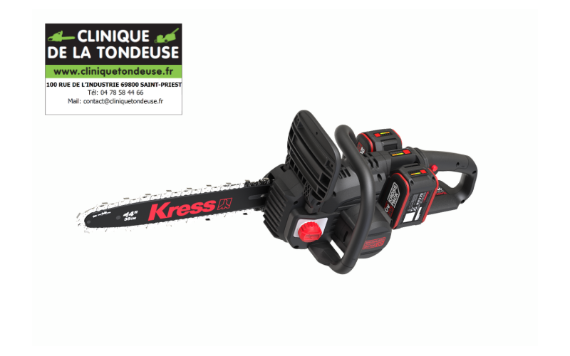 tronçonneuse à batterie kress