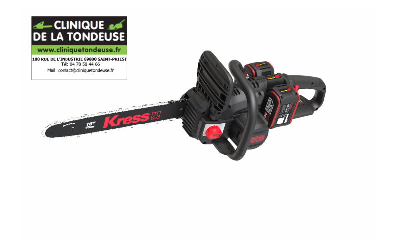 tronçonneuse à batterie kress