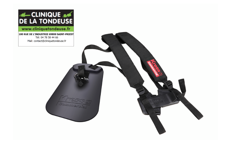double bandoulière port débroussailleuse kress