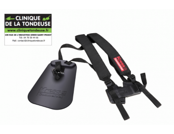 double bandoulière port débroussailleuse kress