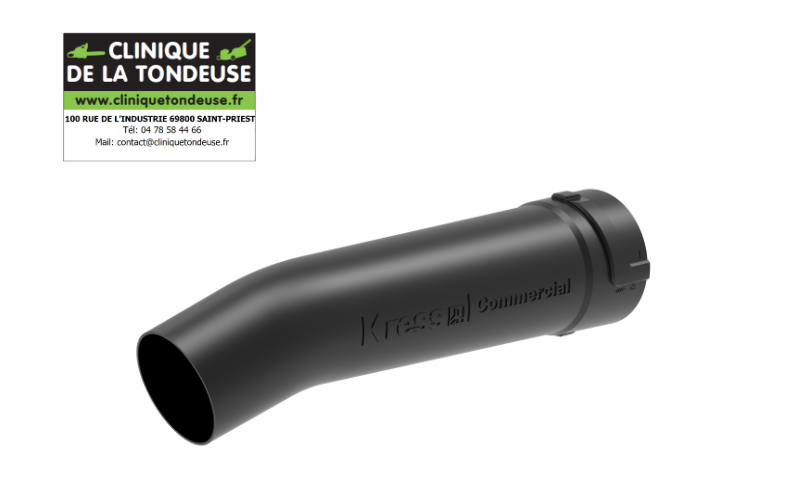 buse ronde incurvée souffleur kress