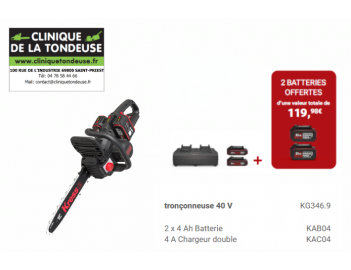 TRONCONNEUSE A MAIN - 2*20V...