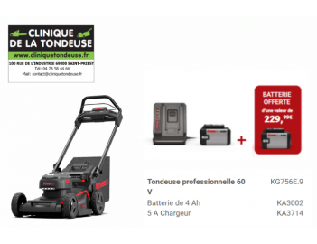 TONDEUSE A GAZON 60V/46CM...