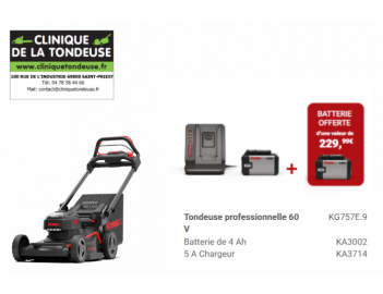 TONDEUSE A GAZON 60V/46CM...