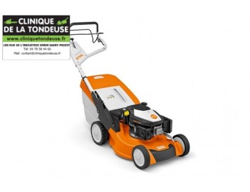 Tondeuse thermique Stihl tractée RM 650 VE 63640113451 machine motoculture entretien gazon jardin