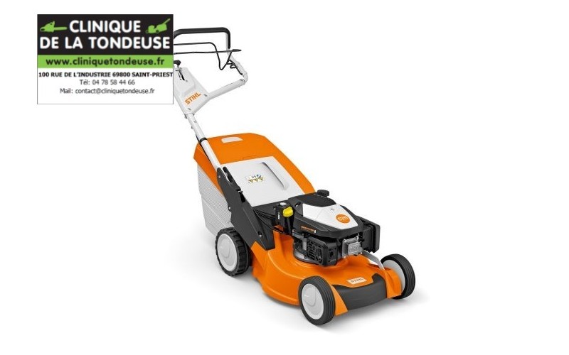 Tondeuse thermique Stihl tractée RM 650 VE 63640113451 machine motoculture entretien gazon jardin