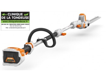 Taille haies sur perche HLA 56 à batterie Stihl (antirésine offerte)