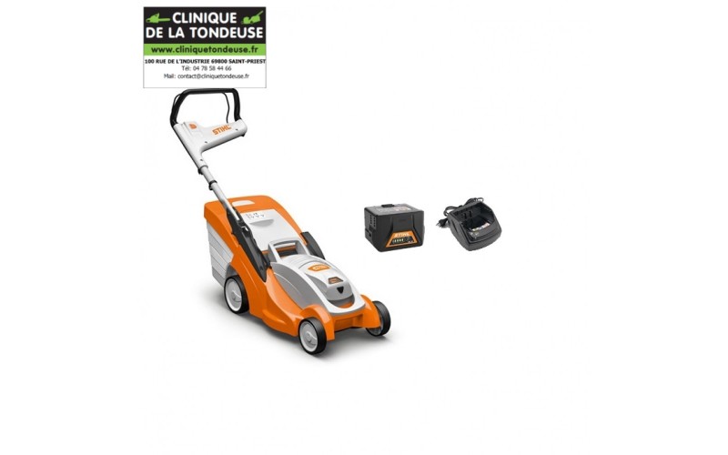 Tondeuse à batterie poussée RMA 339C + batterie AK 20 + chargeur AL101 63200111442 machine motoculture espaces verts