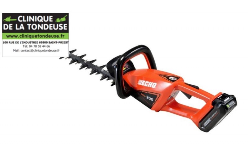 TAILLE-HAIES ECHO DHC 200 AVEC BATTERIE/CHARGEUR