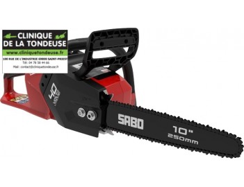 CS-25 Tronçonneuse à batterie SABO Guide de 25 et 35 cm SA561521 machine motoculture bois élagage
