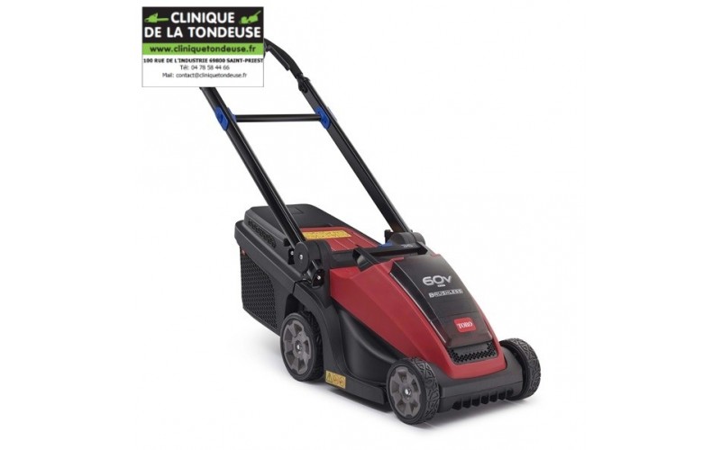 Tondeuse à batterie Flex Force TORO 21836 machine tonte pelouse petites surfaces matériel espaces verts motoculture