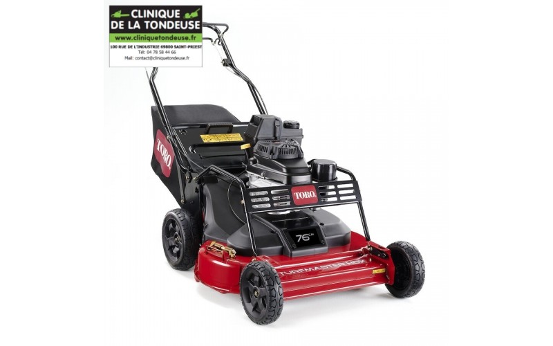 Tondeuse thermique Turfmaster 22207 TORO matériel machine motoculture espaces verts tonte pelouseHTERMIQUE TURFMASTER