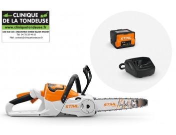 Tronçonneuse à batterie MSA 70 C-B Pack batterie Chargeur Stihl MA040115822 machine coupe bois motoculture