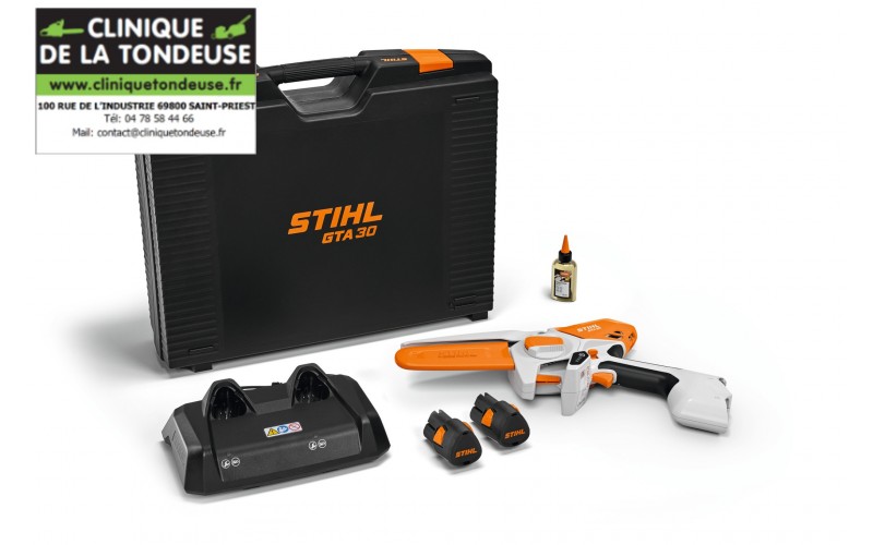 Pack scie de jardin à batterie STIHL GTA 30 + 2 AS 2 + AL 5-2 GA050116910