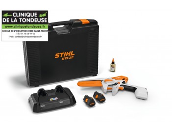 Pack scie de jardin à batterie STIHL GTA 30 + 2 AS 2 + AL 5-2 GA050116910