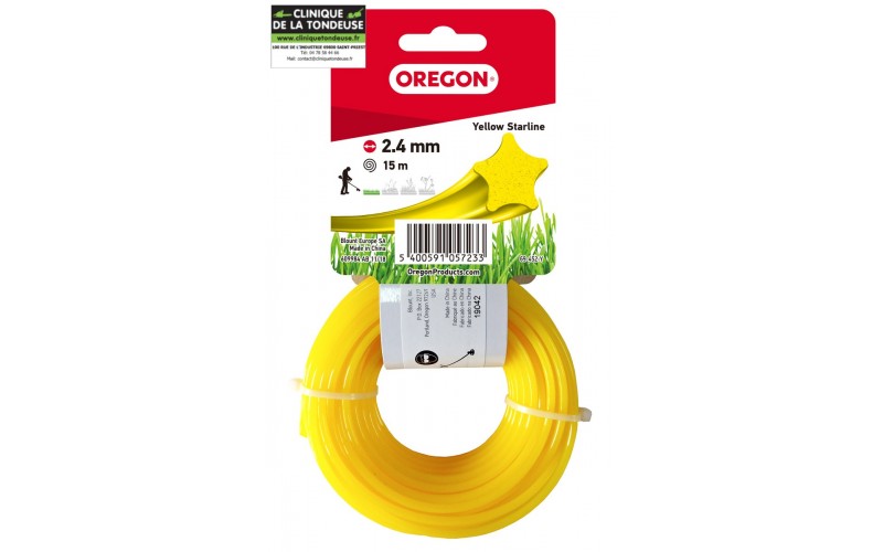 FIL ETOILE JAUNE 2.4 MM 15M