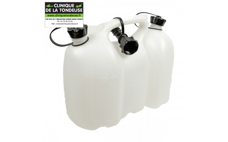BIDON ESSENCE HUILE 6+3L TRANSP.