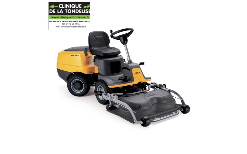 Autoportée frontale STIGA Park 300 LC avec plateau Combi 85 MQ