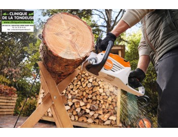 Pack tronçonneuse à batterie STIHL MSA 80 C-B + AK 30 S + AL 101 – vue 4
