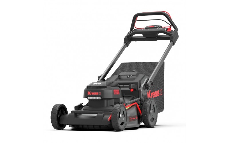 Tondeuse à gazon professionnelle à batterie Kress 60 V KG760E, coupe 51 cm, tractée