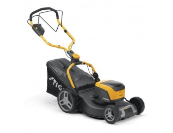 Tondeuse tractée à batterie STIGA Combi 548e S, kit 2 batteries et 2 chargeurs rapides