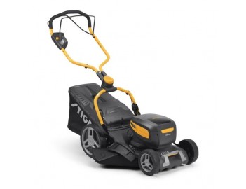 Tondeuse tractée à batterie STIGA Combi 748e V, kit batteries et chargeur