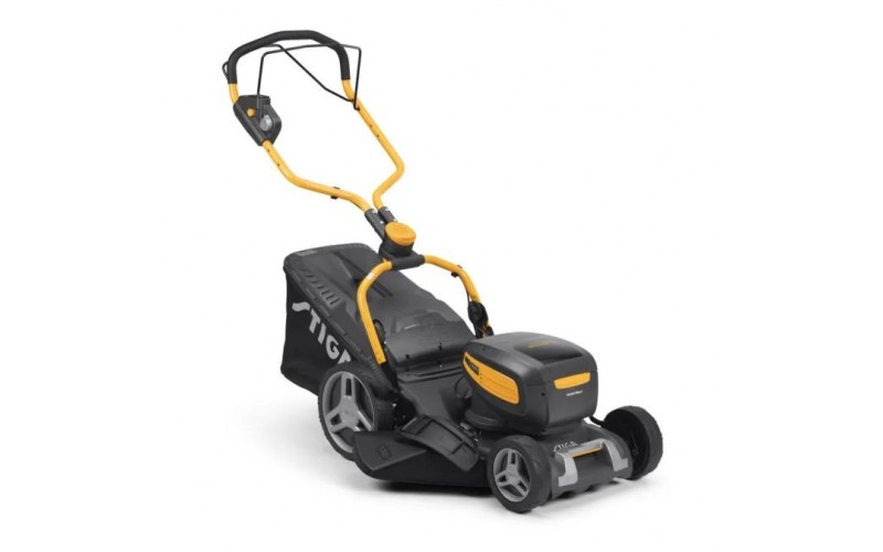 Tondeuse tractée à batterie STIGA Combi 748e V, kit batteries et chargeur