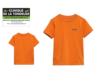 T-SHIRT SZ 122-128 KIDS ORANGE
