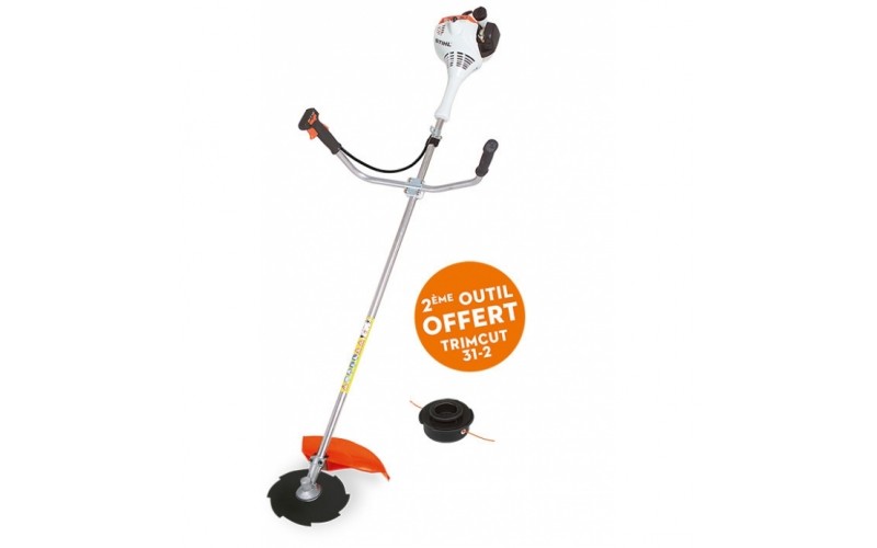 DEBROUSSAILLEUSE THERMIQUE STIHL FS55 COUTEAU + FI