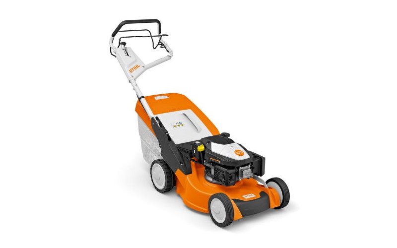 Tondeuse thermique Stihl tractée RM 650 VE 63640113451 machine motoculture entretien gazon jardin