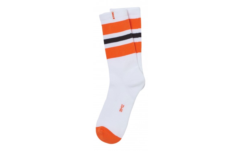 Chaussettes blanches Stihl 04202500038-46 Vêtements accessoires de marque Andreas Stihl Motoculture Collection Urban