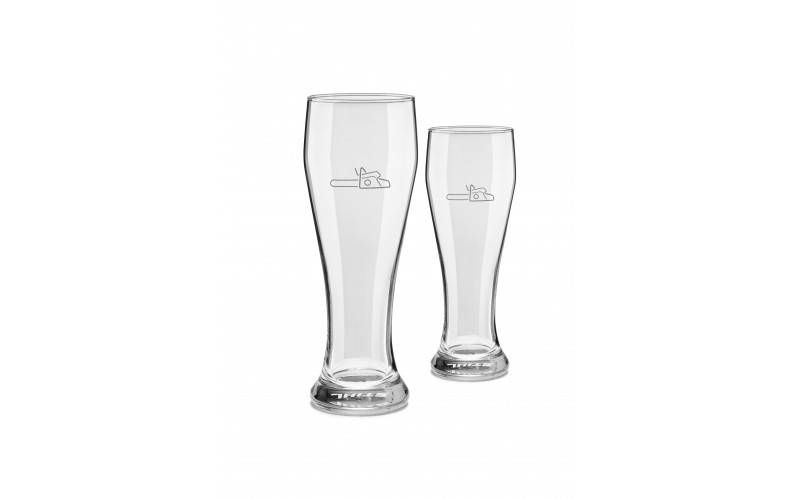 Lot de 2 Verres à bière goodies accessoires Stihl 04216000031 Motoculture logo tronçonneuse