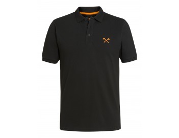 Polo Small Axe Noir Stihl accessoires vêtements motoculture espaces verts élagueur paysagiste