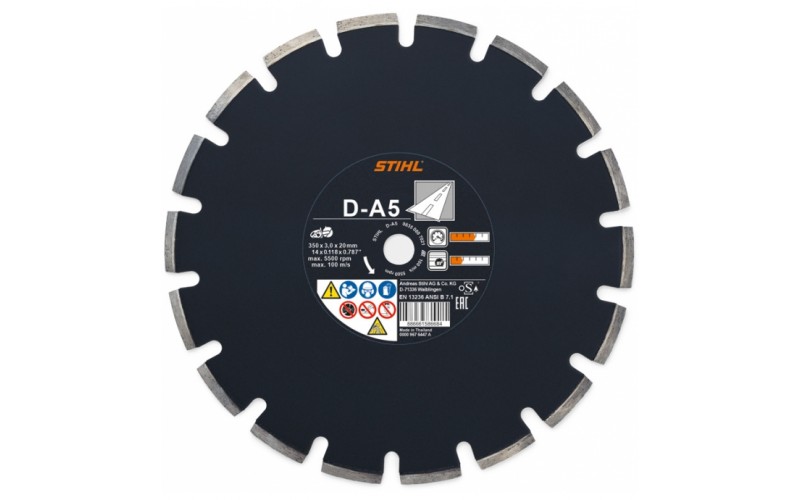 DISQUE DIAMANT A5 400MM POUR ASPHALTE