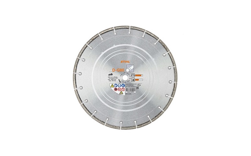 DISQUE DG80 350MM POUR FONTE DUCTILE STIHL