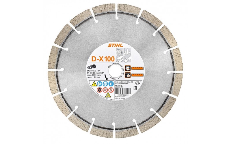 DISQUE UNIVERSEL D-X100 POUR TSA 230MM STIHL